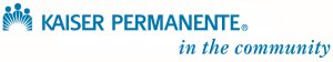Kaiser Permanente in the community logo